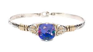 Earth Grace Heirloom Bracelet Purple (Tanzanite)