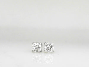 Sterling Silver Lab Grown Diamond Studs