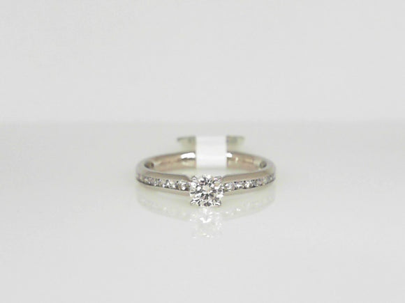 Round Engagement Ring