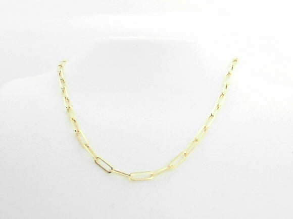 10k Yellow Gold 2mm Paperclip 20