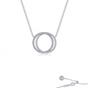 Lafonn Double Circle Necklace
