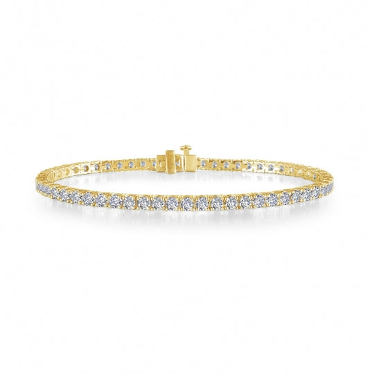 Lafonn Simulated Diamond Gold Tennis Bracelet