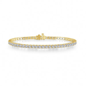 Lafonn Simulated Diamond Gold Tennis Bracelet