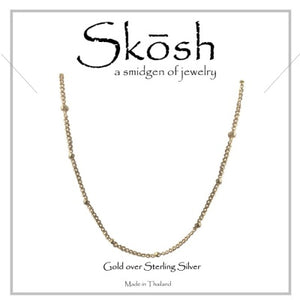 Skosh Gold Plated Satellite Chain