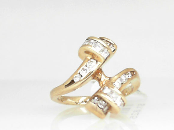 Yellow Gold Diamond Ring Guard