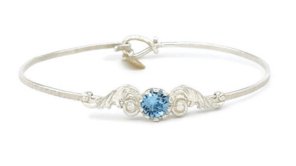 Earth Grace Sterling Silver Angel Wing Bracelet 7