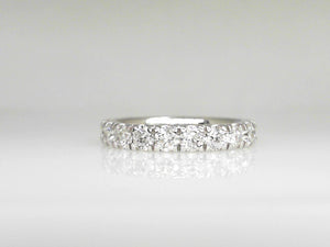 White Gold 2 Carat Lab Grown Diamond Band