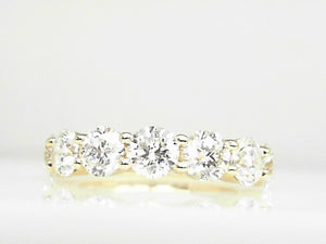 14k Yellow Gold Lab Diamond 2.76ct Band