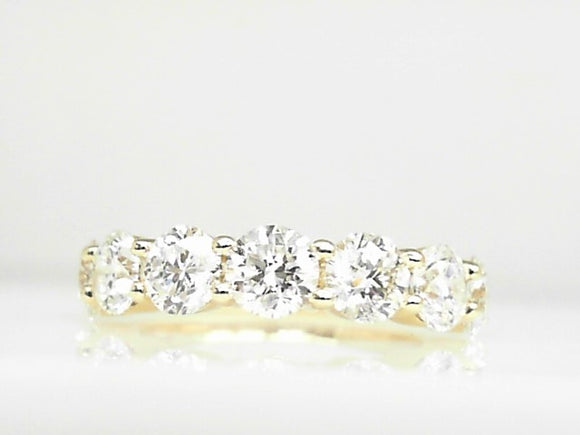 14k Yellow Gold Lab Diamond 2.76ct Band