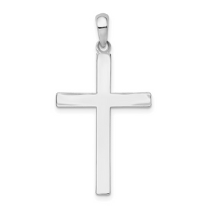 Sterling Silver Polished Cross Pendant