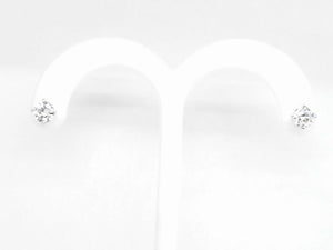 White Gold Lab Diamond 1.19ct Stud Earrings