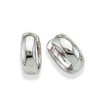 Sterling Silver Shiny Huggie Earrings